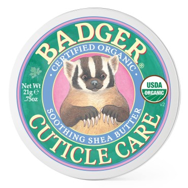 Badger Organic Cuticle Care Balm - Natural Nail Ca...
