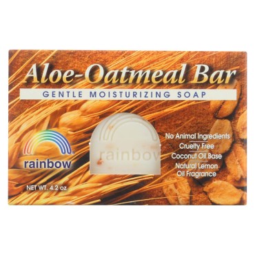 Rainbow Research Bar Soap Aloe Oatmeal - 4.2 Oz ( Pack of 6)