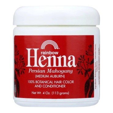 Henna (Persian) - Medium Auburn, Mahogany,4 Ounce (Pack of 2)