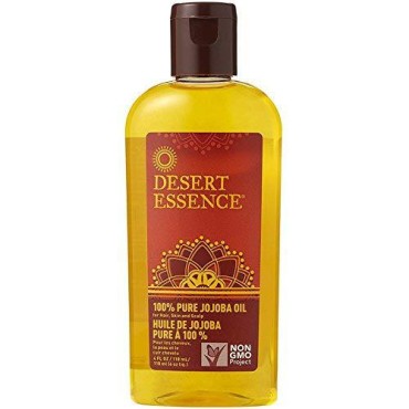 Desert Essence 100% Pure Jojoba Oil 4 oz (Pack of 5)