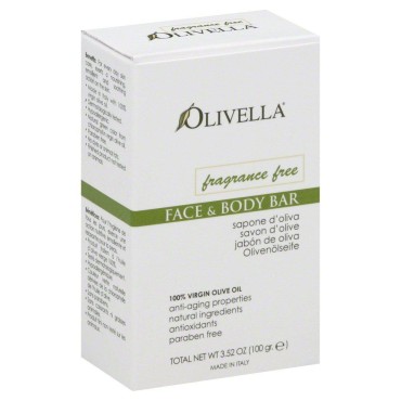 Olivella Bar Soap Fragrance Free 3.52 oz (Multi-Pack)5