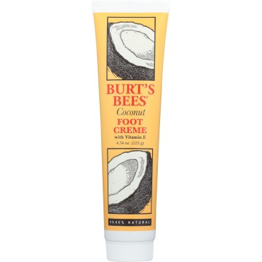 Burt's Bees Foot Creme, Coconut, 4.34 Ounce...