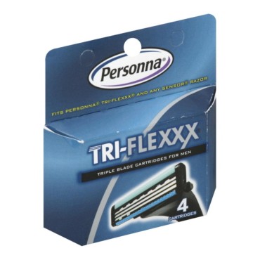 Personna Tri-Flex Cartridges For Men 4 Count