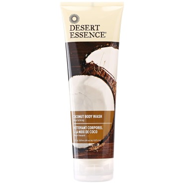 Desert Essence Body Wash Coconut, 8 oz