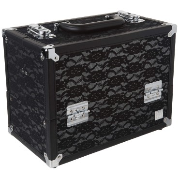 Caboodles Make Me Over 4 Tray Train Case, Cosmetic...