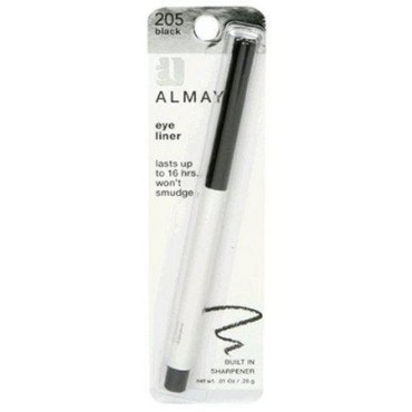 Almay Eyeliner Pencil, Black [205], 0.01 oz (Pack ...