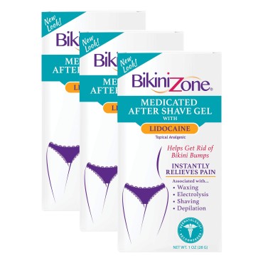 Bikini Zone Medicated After Shave Gel - Instantly ...