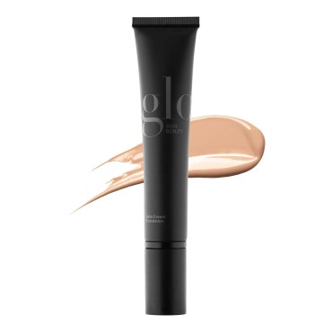 Glo Skin Beauty Satin Cream Foundation Makeup for Face, Natural - Full Coverage, Semi Matte Finish, Conceal Blemishes & Even Skin Tone