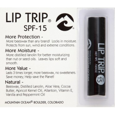 Lip Trip SPF 15, .165 oz ( Value Bulk Multi-pack)
