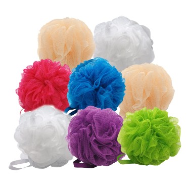 Aquasentials Small Mesh Pouf (8 Pack) (Multi-Color...