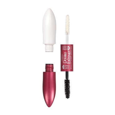 L’Oréal Paris Makeup Double Extend Beauty Tubes Lengthening 2 Step Mascara, Blackest Black, 0.33 fl; oz.
