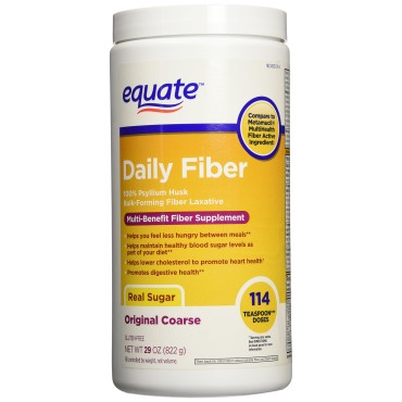 Equate Daily Fiber Multi-Benefit Fiber Powder, 114 Ct, 29 Oz