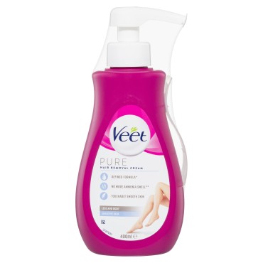 Veet Hair Removal Cream Sensitive Skin with Aloe Vera & Vitamin E (400ml)
