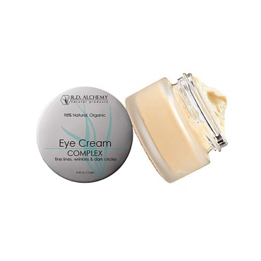 RD Alchemy - Natural & Organic Eye Cream Complex - Best Eye Cream for Dark Circles, Wrinkles, & Eye Bags. Anti Aging Retinol & Peptides Lighten Dark Circles & Smooth Fine Lines & Crow's Feet