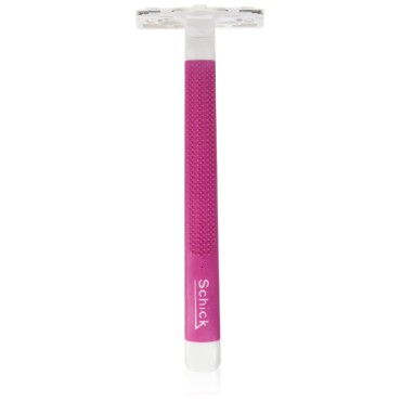 Schick Slim Twin ST 2 Disposable Razors for Women Sensitive Skin Shaving Razor - 12 Count