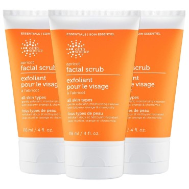 Apricot Gentle Facial Scrub 4 oz. (Pack of 3)