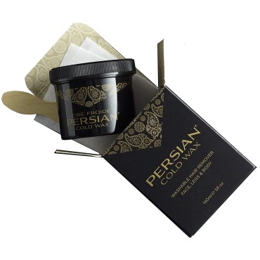 Persian Parissa Cold Wax Hair Remover Kit, Small, 5 Ounce, 140 ml