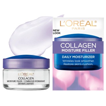 L'Oreal Paris Collagen Daily Face Moisturizer, Red...