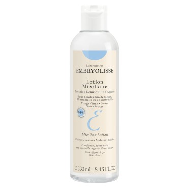 Embryolisse Micellar Lotion - Make-up Remover, Facial Cleanser & Moisturizer - No Soap or Water Needed (8.45 Fl Oz)