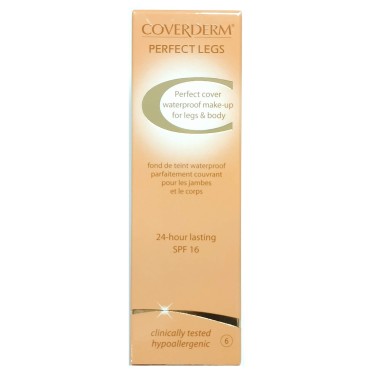 Coverderm Perfect Body and Legs Makeup, Found 6, 1.69 Ounce