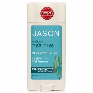 Jason Body Care: Deodorant Stick, Tea Tree Oil 2.5 oz (8 Pack)