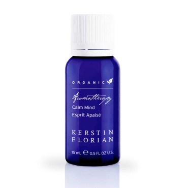 Kerstin Florian Organic Calm Mind Aromatherapy Oil, With Lavender, Peppermint and Cajeput (.5 fl oz)