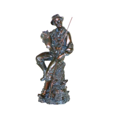 Accents & Occasions Fisherman Figure Plaque, 9-Inch Tall