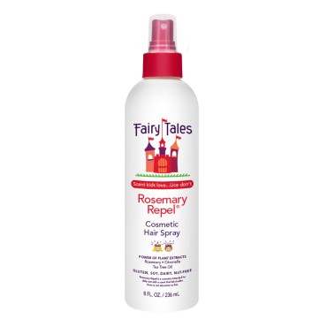 Fairy Tales Rosemary Repel Daily Kids Hair Spray - Kids Like the Smell, Lice Do Not, 8 fl oz. (Pack of 1)