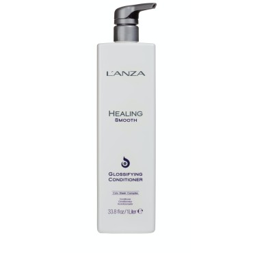 L'ANZA Healing Smooth Glossifying Conditioner, Nourishes, Repairs, and Boosts Hair Shine and Strength for a Perfect Silky-Smooth, Frizz-free Look (33.8 Fl Oz)