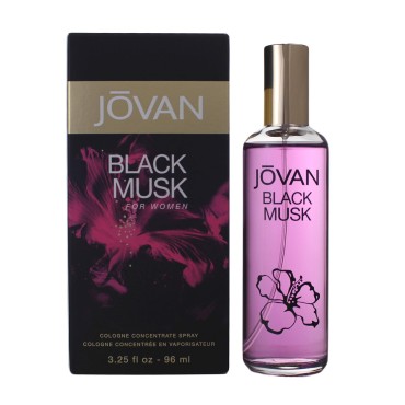 Jovan Black Must perfume 3.25 cologne concentrate spray