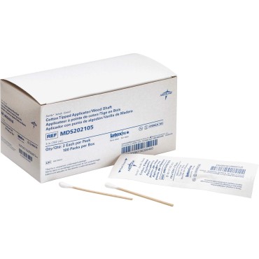 Medline Sterile Cotton-Tipped Applicators...