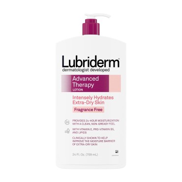 LUBRIDERM Advanced Therapy Lotion, 24 ounces (Pack of 2)