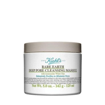 Kiehl's Rare Earth Deep Pore Cleansing Masque, Aloe Vera, 5 Oz