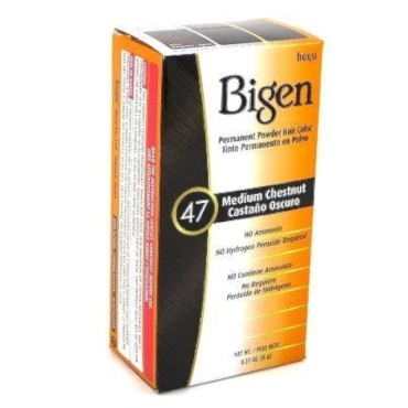 Bigen Powder Hair Color #47 Medium Chestnut .21 oz...