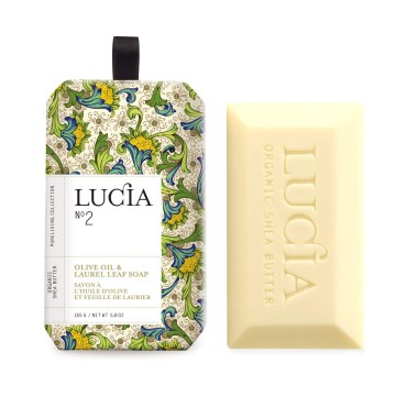 Lucia Soap, Olive Blossom and Laurel, 0.18 Ounce