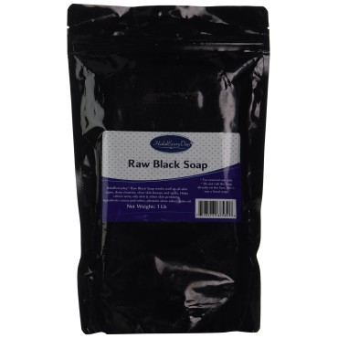 HalalEveryday Raw Black Soap from Ghana - 1 Lb
