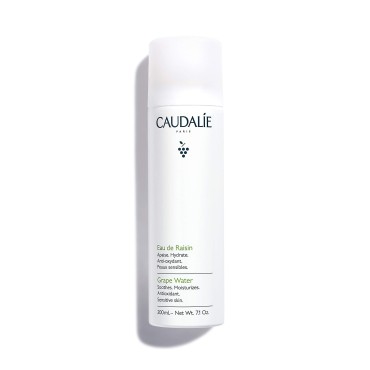 Caudalie Grape Water Face Mist, Soothing Organic Facial Spray for Sensitive Skin, Dermatologically tested and Fragrance-free, 7.1 Ounce