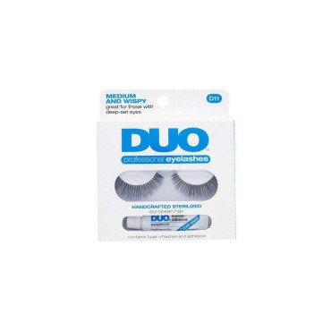 Duo Professional Eyelashes with Adhesive D11 Medium and Wispy