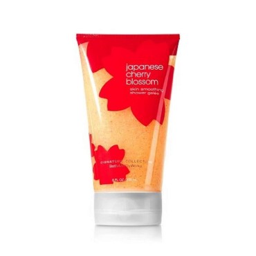 Signature Collection Japanese Cherry Blossom Skin Smoothing Exfoliating Shower Gelee 8 Fl. Oz.