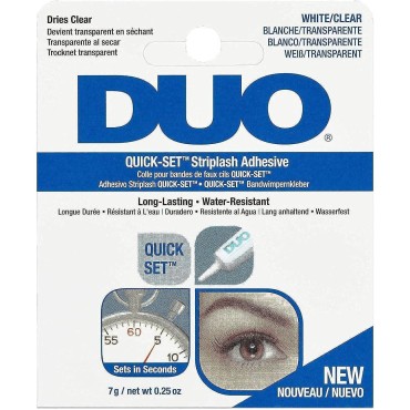 Duo Lash Adhesive, Clear, 0.25 Ounce (Pack of 1)