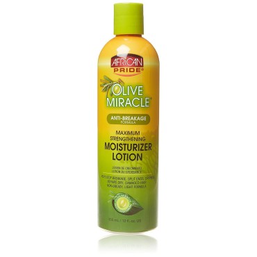 African Pride Olive Miracle Moisturizer Lotion 12 ...