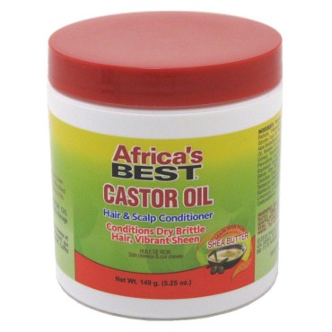 Africa's Best Castor Oil Hair Scalp Conditioner, 5...