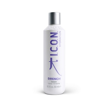 K I.C.O.N. Drench Highly Moisturizing Shampoo with Anti-Aging Ingredients that Protect and Nourish Hair, Shampoo for Dry Hair, 8.5 Ounces