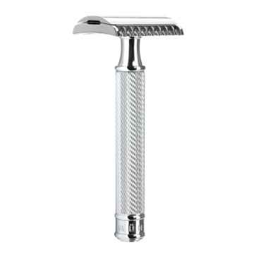 MÜHLE TRADITIONAL R41 Double Edge Safety Razor (Open Comb) For Men - Perfect for Every Day Use, Barbershop Quality Close Smooth Shave