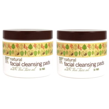 2 Pack Trader Joe's Spa Natural Facial Cleansing P...