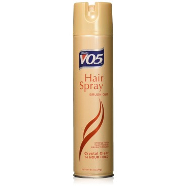 Alberto VO5 Hair Spray - 8.5 Oz - Brush Out - Strong Hold That You Can Brush Through - Locks Styles iN Place Yet Stays Soft and Brushable (Model: 816559011714)