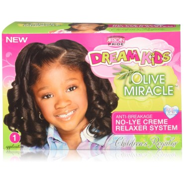 African Pride Dream Kids Olive Miracle Relaxer Reg...
