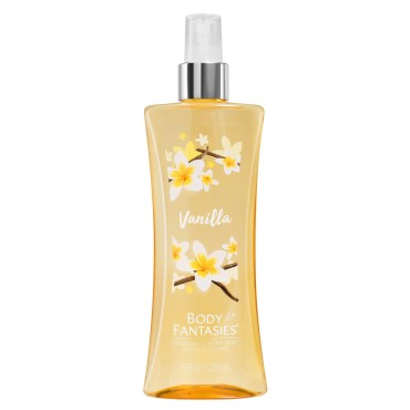 Body Fantasies Fragrance Body Spray, Vanilla, 8 Ou...