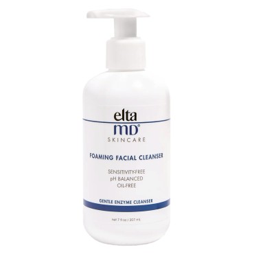EltaMD Foaming Facial Cleanser, Foaming Face Wash for Oily Skin, Gently Cleanses and Helps Remove Oil and Dead Skin Cells, Daily Face Wash for Morning and Night Use, For All Skin Types, 7 oz Pump