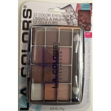 L.a. Colors Expressions - 12 Color Eyeshadow Traditional